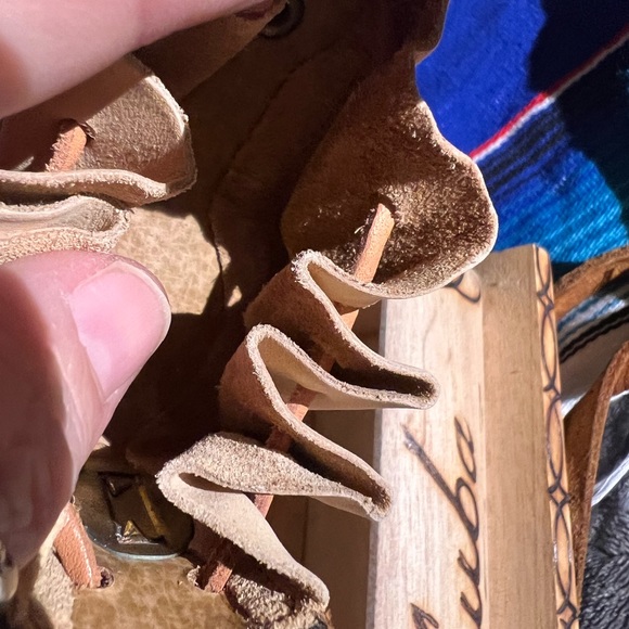 Vintage Leather Shoulder Bags Medium & Mini w/new wallet, storage box, sm. shawl - Picture 16 of 16